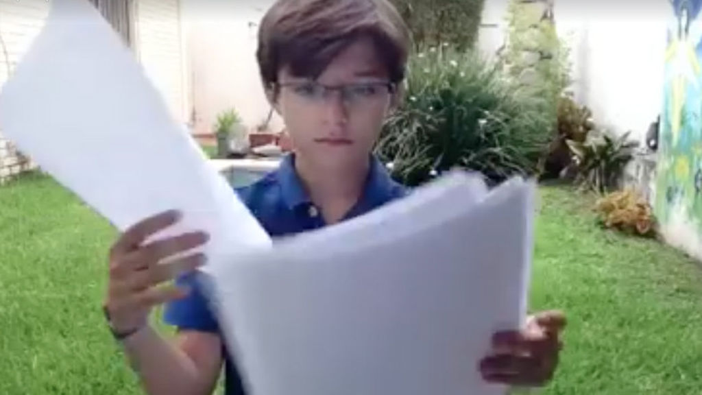 12 yaşında çəkdiyi videosu məşhur olan, gələcəyin Hawking'i  uşaq!