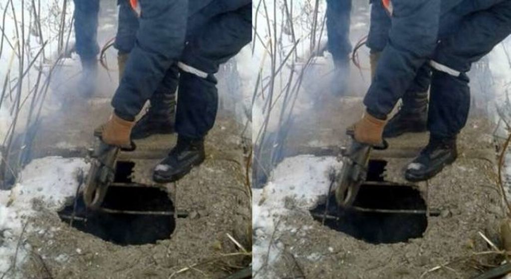 Qəribə səs gəldiyi üçün qazmağa başladılar və... - FOTOLAR