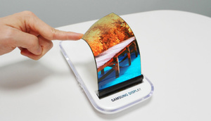 Samsung-dan qatlanan telefon!