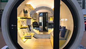 Boru şəklində super minimalist ev