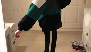 Bir qadının ayna qarşısında çəkib paylaşdığı, optik illüzion foto təəccübləndirdi