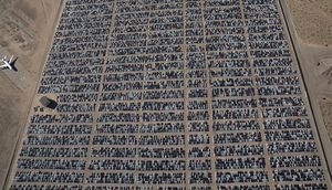 Yüz minlərlə Volkswagen Avtomabili, Kaliforniyada Bir Səhrada Saxlanılır!