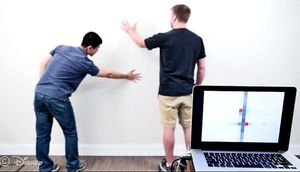 Səthi sensorlu olaraq istifadə edilə bilən divar təkmilləşdirildi!