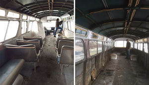 Bir Qadın 3 İlini Sərf Edərək Köhnə Avtobusu Lüks Ev Halına Gətirdi