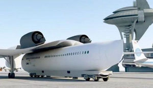 Eniş etdikdən sonra, qanadlarını çıxarıb, qatar kimi hərəkəti davam etdirir