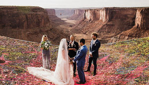 Dünyada ilk dəfə: belə toy fotoları olmamışdı