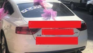 Toy günü bəy maşınının arxasına görün nə yazdırdı - FOTO